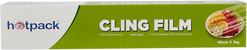 Hotpack Cling Film - 103 Meter Long, 45cm Wide Transparent Food Wrap Film - Image 1